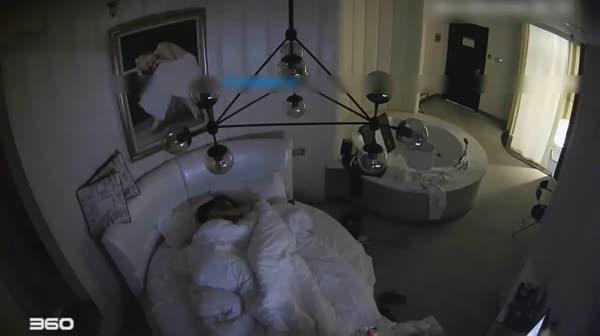 对白清晰豪华套房不知道是啥关系的一对男女激情